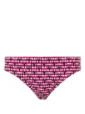 Moschino patterned swim briefs - Red