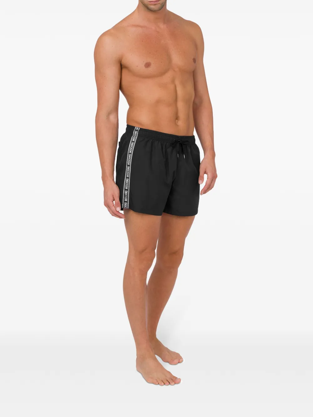 MOSCHINO LOGO-PRINT SWIM SHORTS