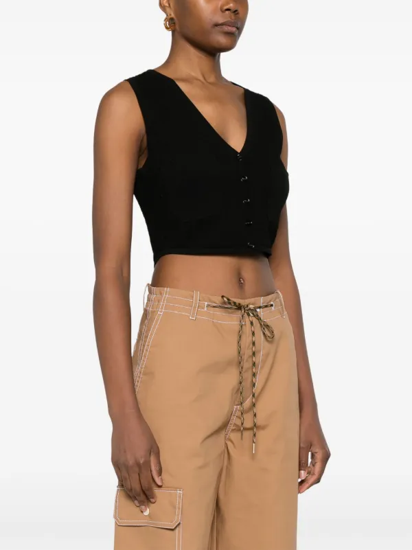 sandro トップス SANDRO Cutout embellished metallic ribbed-knit top | THE OUTNET