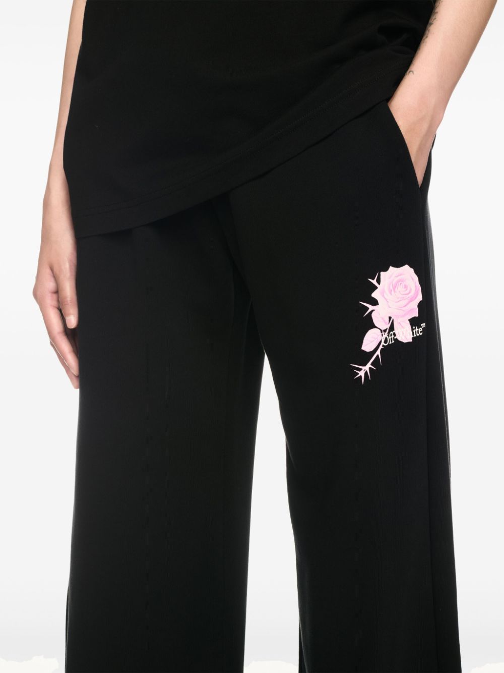 Off-White Roses Arrows trainingsbroek Zwart