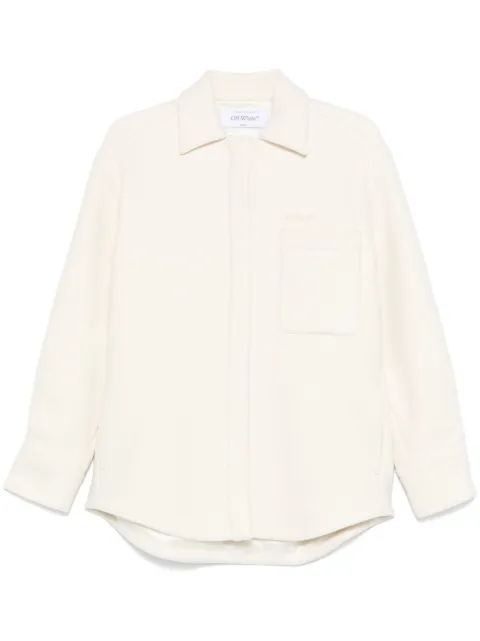 Off-White جاكيت قميص مبطن