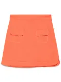 SANDRO twill mini skirt - Orange