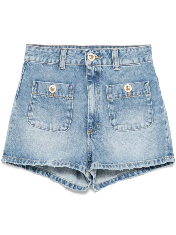 関税・送料込み!【国内発送】SANDRO Pleated ショートパンツ Tailored pleated shorts blue For Women | Sandro Paris