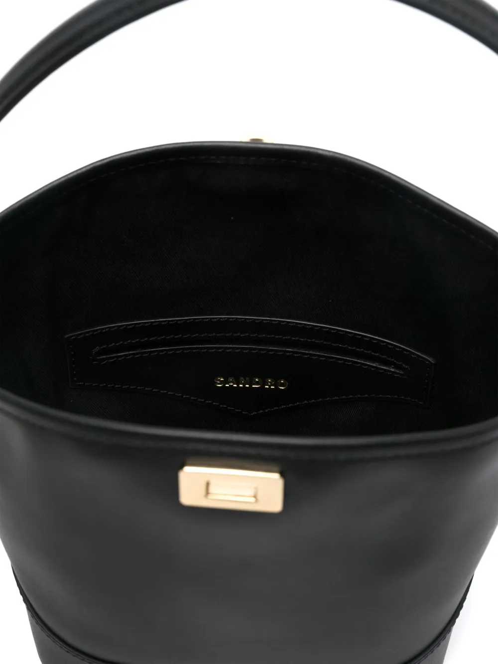 SANDRO Tangoso mini bucket-tas Zwart