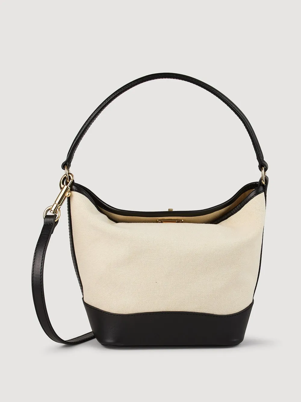SANDRO Tangoso mini bucket-tas Beige