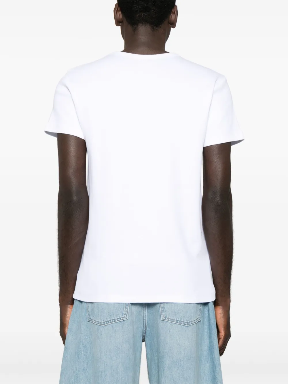 Off-White Off-stamp geribbeld T-shirt 110 WHITE BLACK