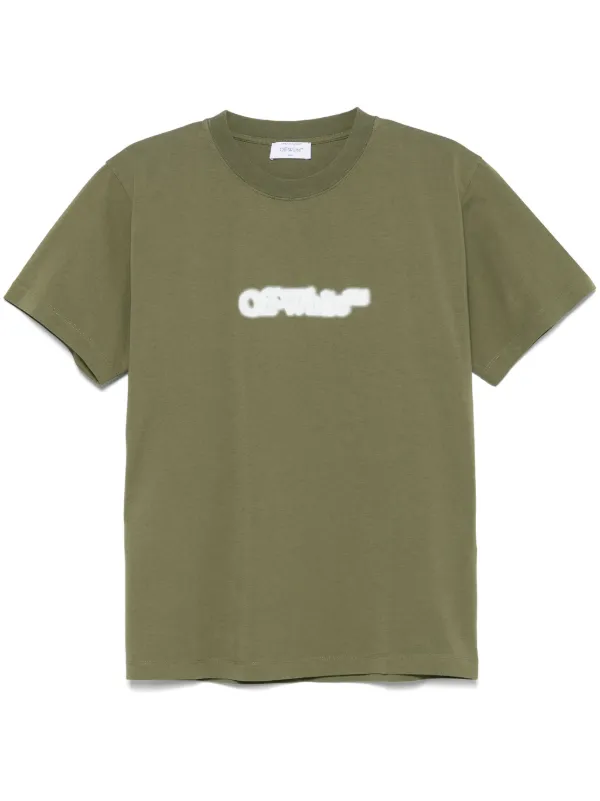 Off-White Camiseta Spray Arrow | Verde | FARFETCH BR