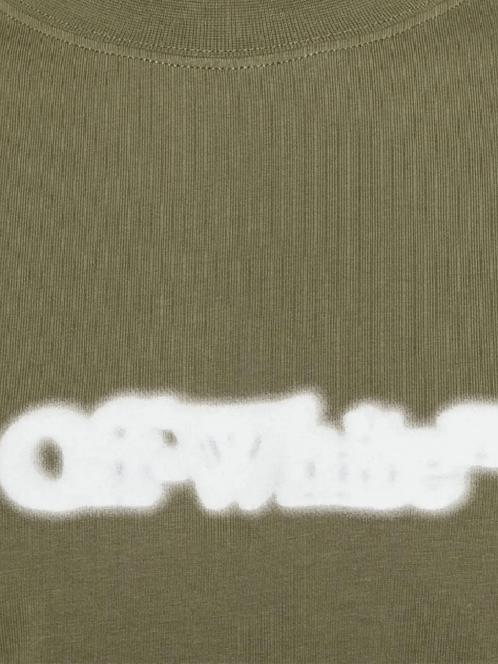  Off-white T-shirt à Motif Spray Arrow - Vert 