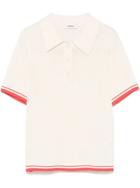 SANDRO polo-sweater