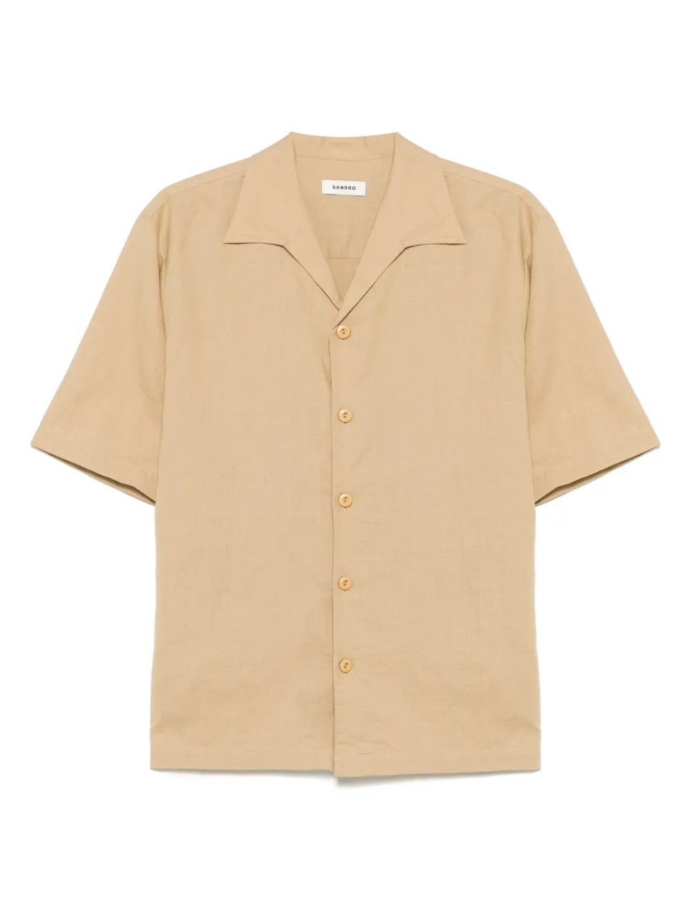 SANDRO chemise à manches courtes | marron | Image 1