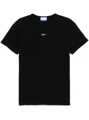 Off-White tape-arrow short-sleeve T-shirt | Black | FARFETCH
