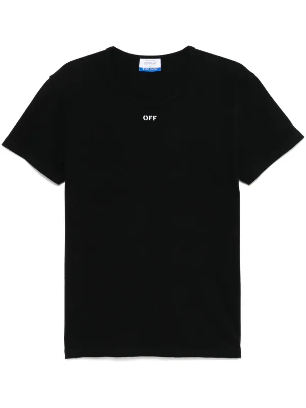 Off-White Off リブ Tシャツ | FARFETCH JP