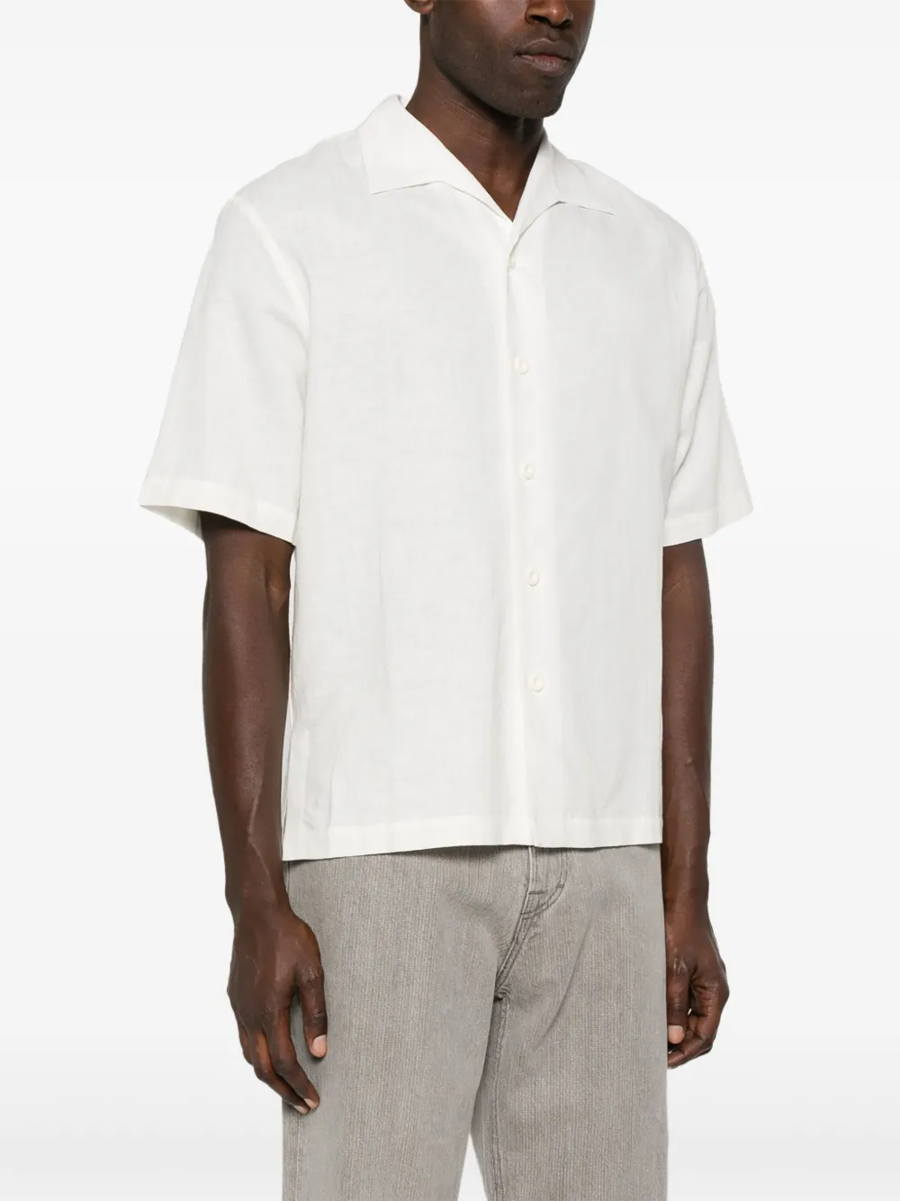 SANDRO Button-up overhemd Wit