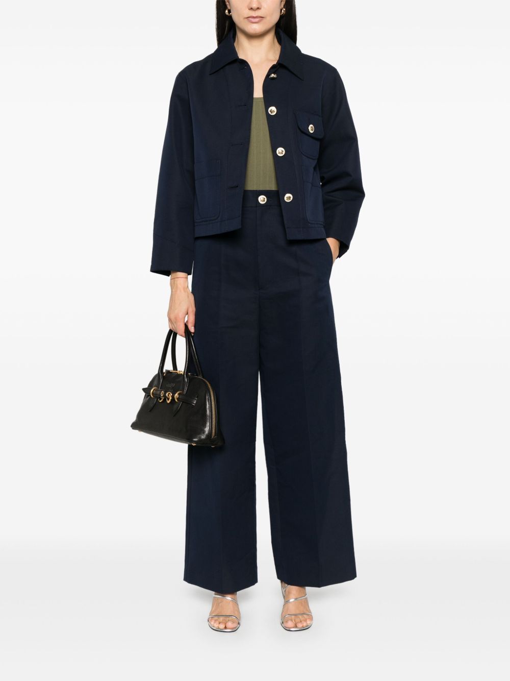 SANDRO Aubagne trousers - Blue