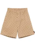 SANDRO Square Cross bermuda shorts - Neutrals