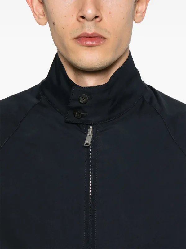 SANDRO high-neck Jacket | Blue | FARFETCH