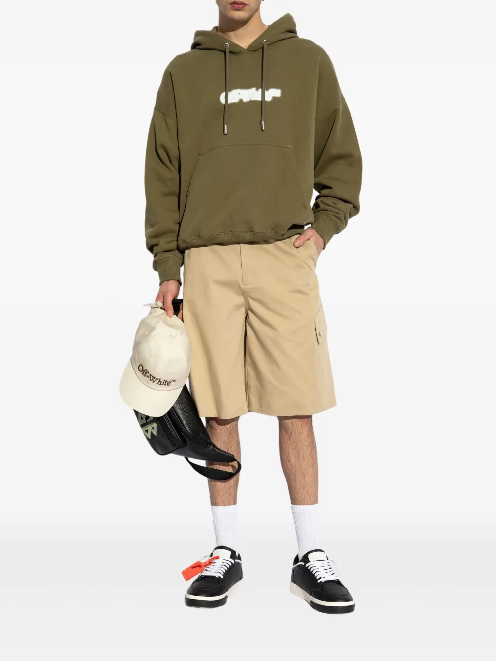 Off-White Safari cargo shorts Beige