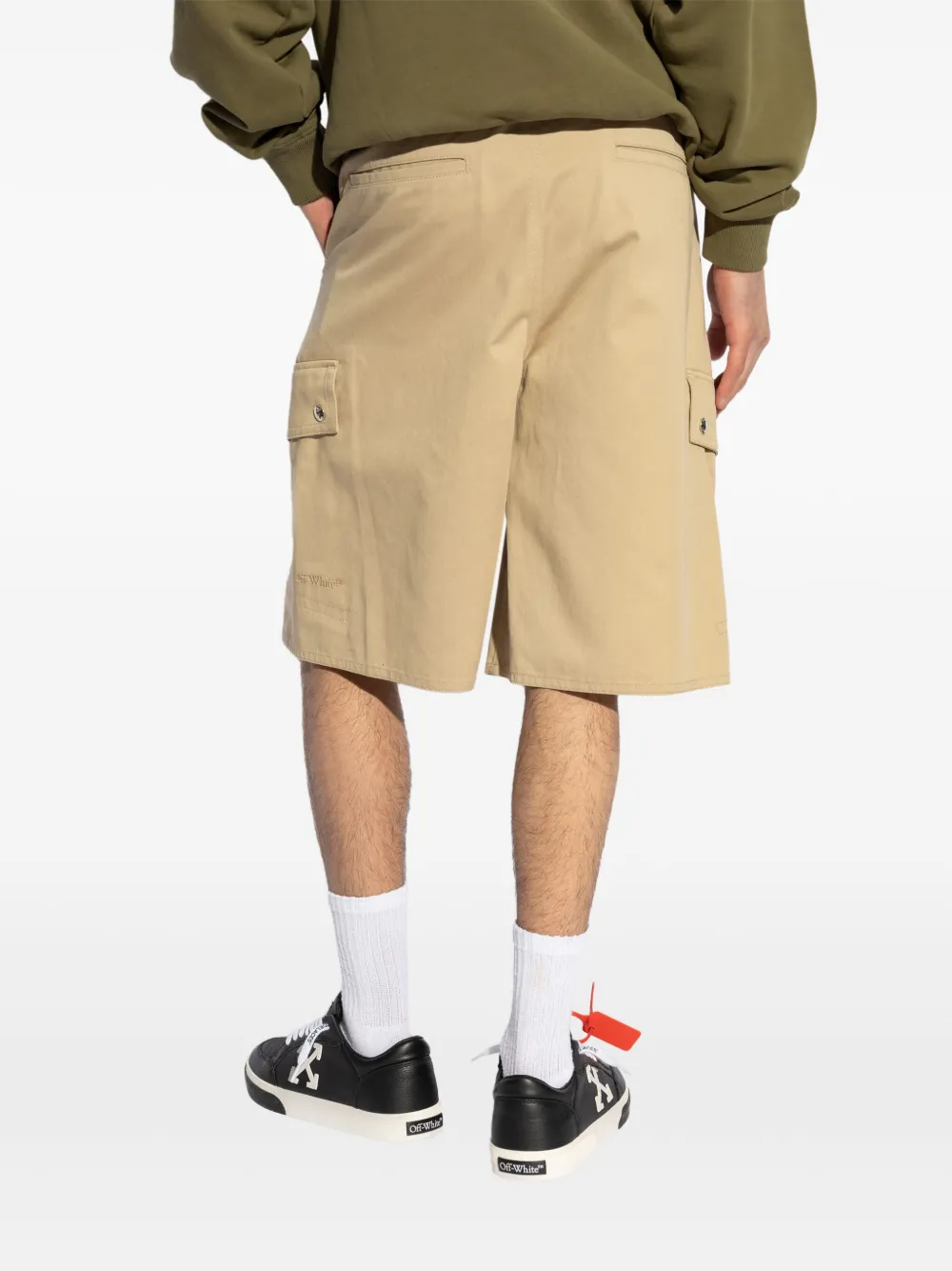 Off-White Safari cargo shorts Beige