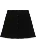 SANDRO knitted mini skirt - Black