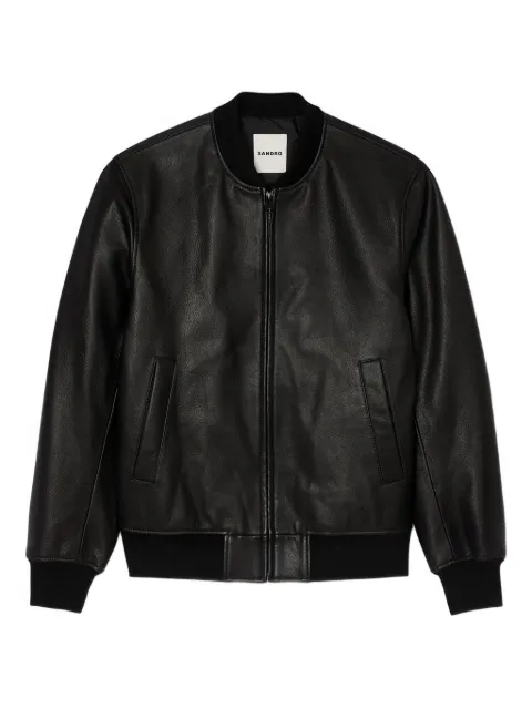 SANDRO leather jacket