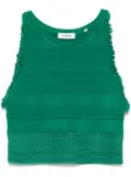 SANDRO knitted tank top - Green