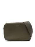 SANDRO logo-debossed messenger bag - Green