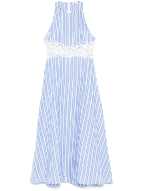 Robe longue à rayures - SANDRO - Modalova