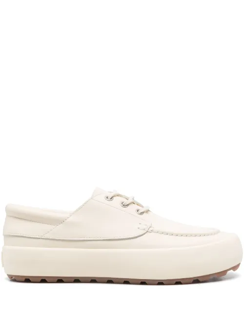 SANDRO baskets en cuir - Blanc - SANDRO - Modalova