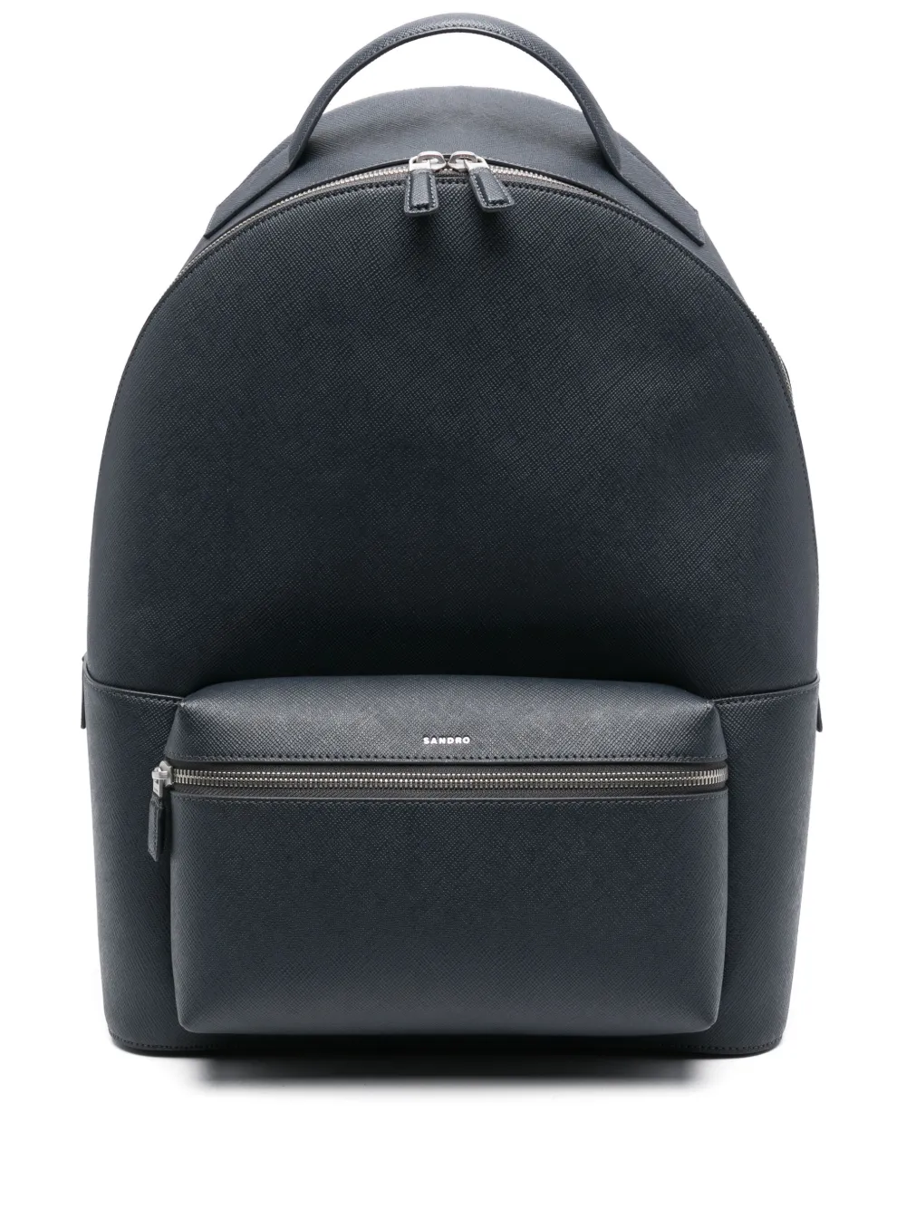 SANDRO sac à dos à logo embossé | bleu | Image 1