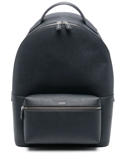 SANDRO logo-debossed backpack