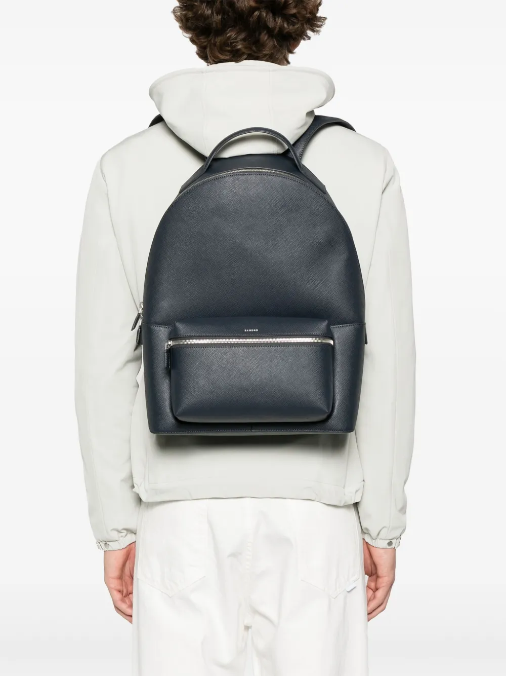 SANDRO sac à dos à logo embossé | Image 2