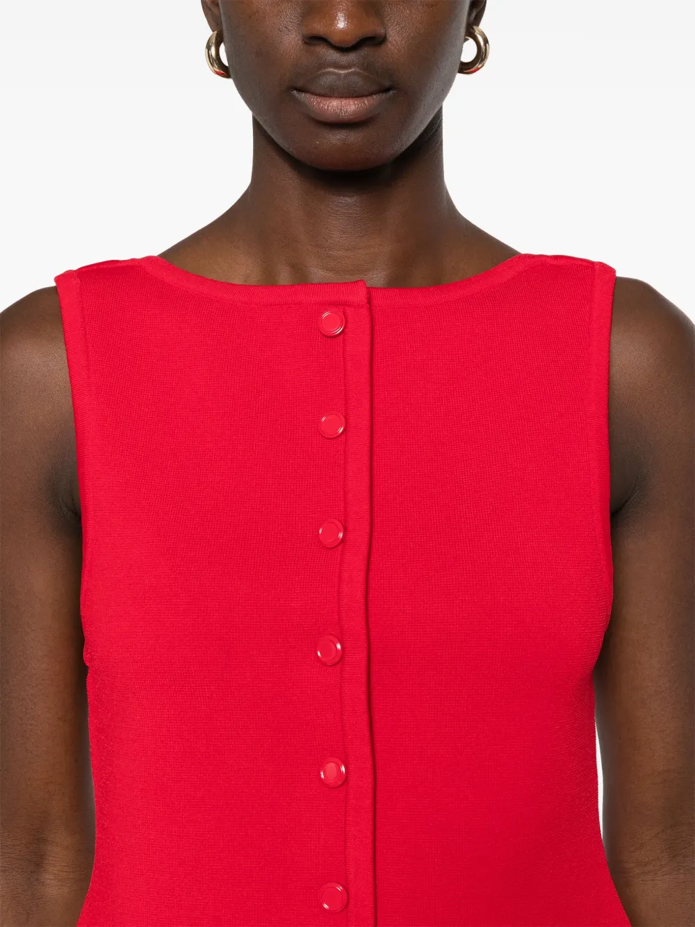 SANDRO Cropped tanktop Rood