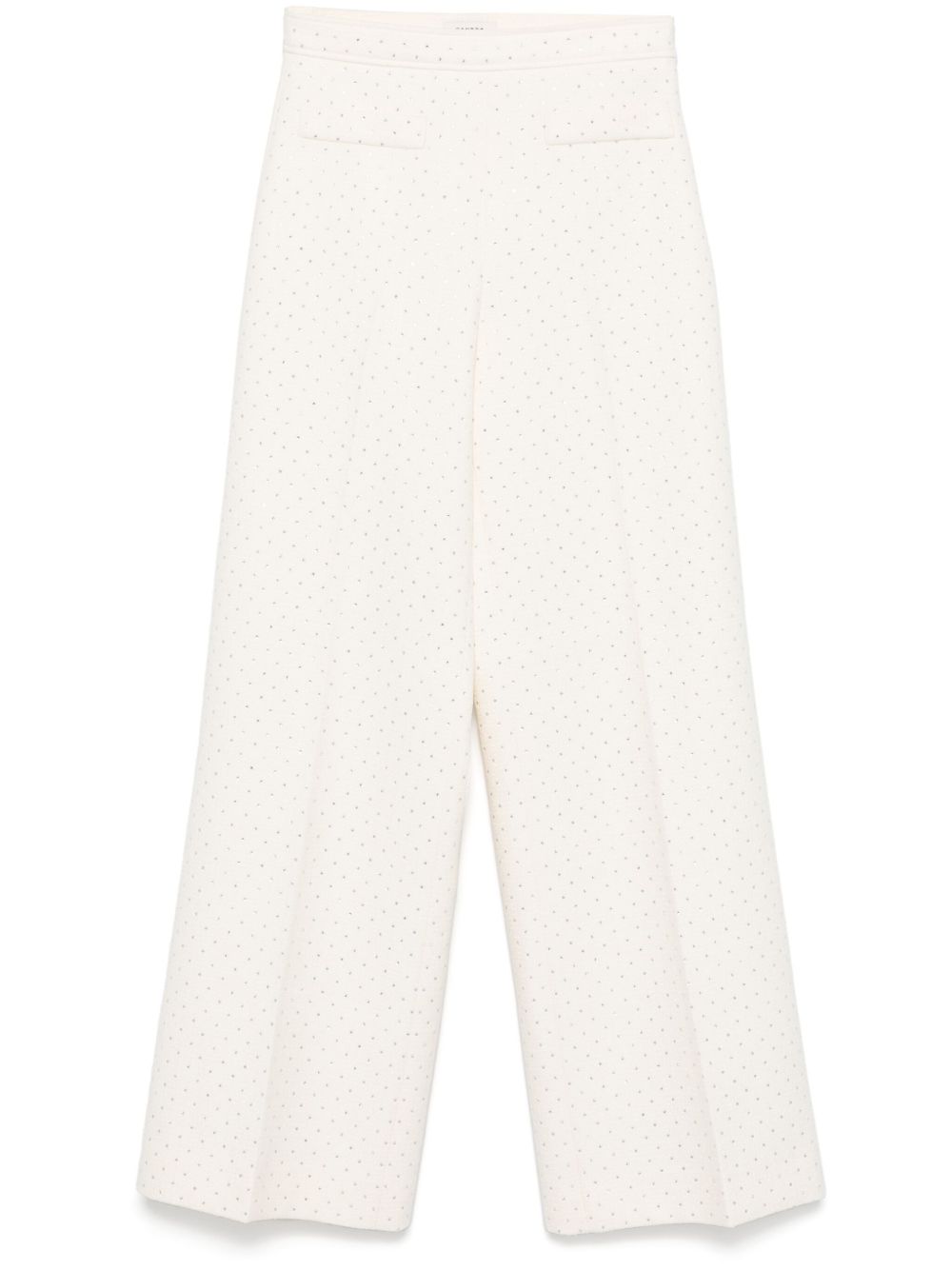 SANDRO tweed trousers - White