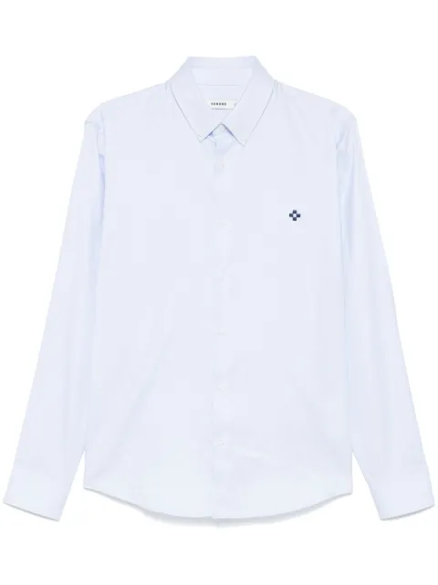 SANDRO chemise à logo brodé