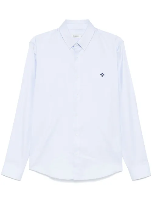 Chemise à logo brodé - SANDRO - Modalova