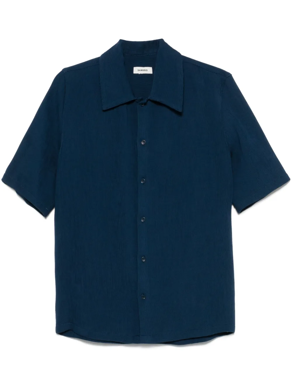 SANDRO camisa plisada | azul | Image 1