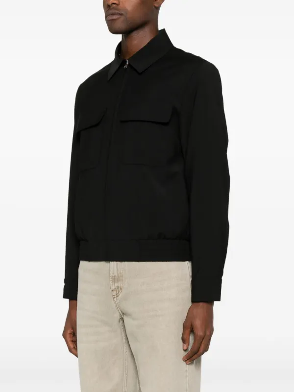 SANDRO ジップアップ ジャケット | ブラック | FARFETCH JP