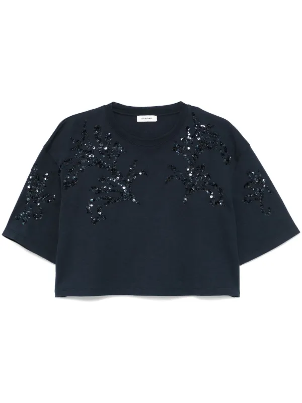 関税・送料込み!【国内発送】SANDRO Rhinestone crop Tシャツ 25838010_56232943_600.jpg
