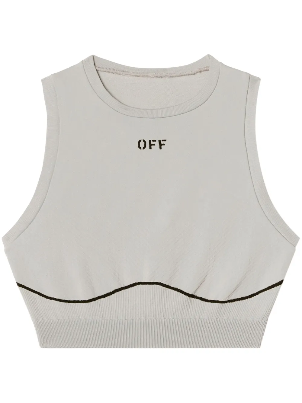 Off-White Off Stamp performance top Grijs