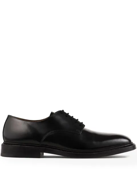 SANDRO leather derby shoes