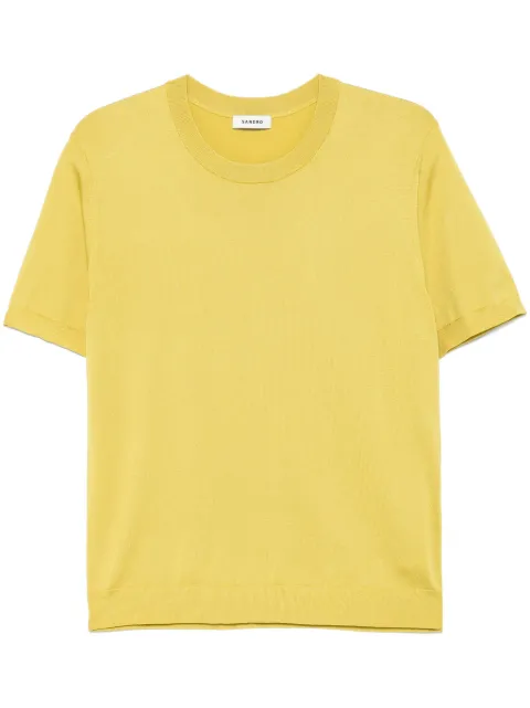 SANDRO knitted T-shirt