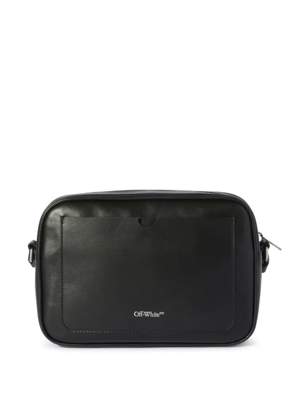 【関込】OFF-WHITE オフホワイト Jitney Quote Off-White Medium Jitney Quote Shoulder Bag | Black | FARFETCH