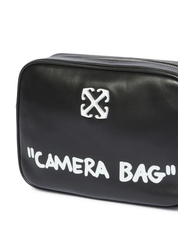 Off-White Medium Jitney Quote Shoulder Bag | Black | FARFETCH