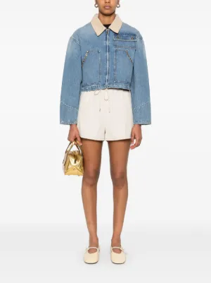 Sandro Paris 本革　レーザースカート Sandro Paris 本革 レーザースカート