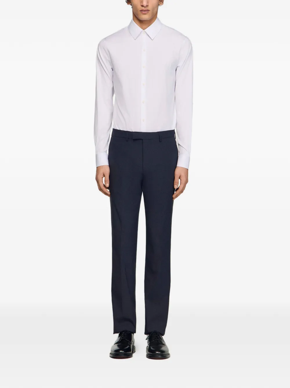 Sandro Pantalones Ajustados - Azul 