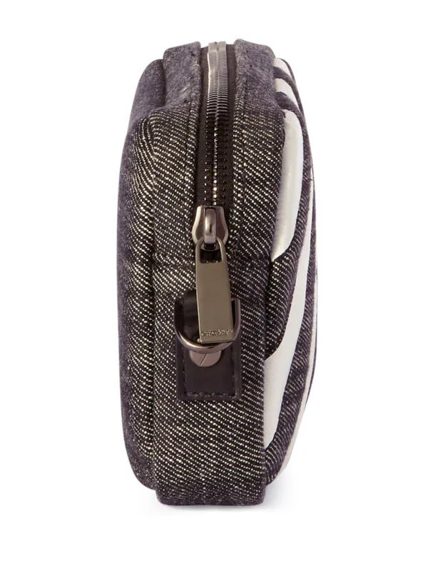【25SS NEW】Off-White / レザー キルティングショルダーバッグ Off-White Quilting Shoulder Bag | Black | FARFETCH