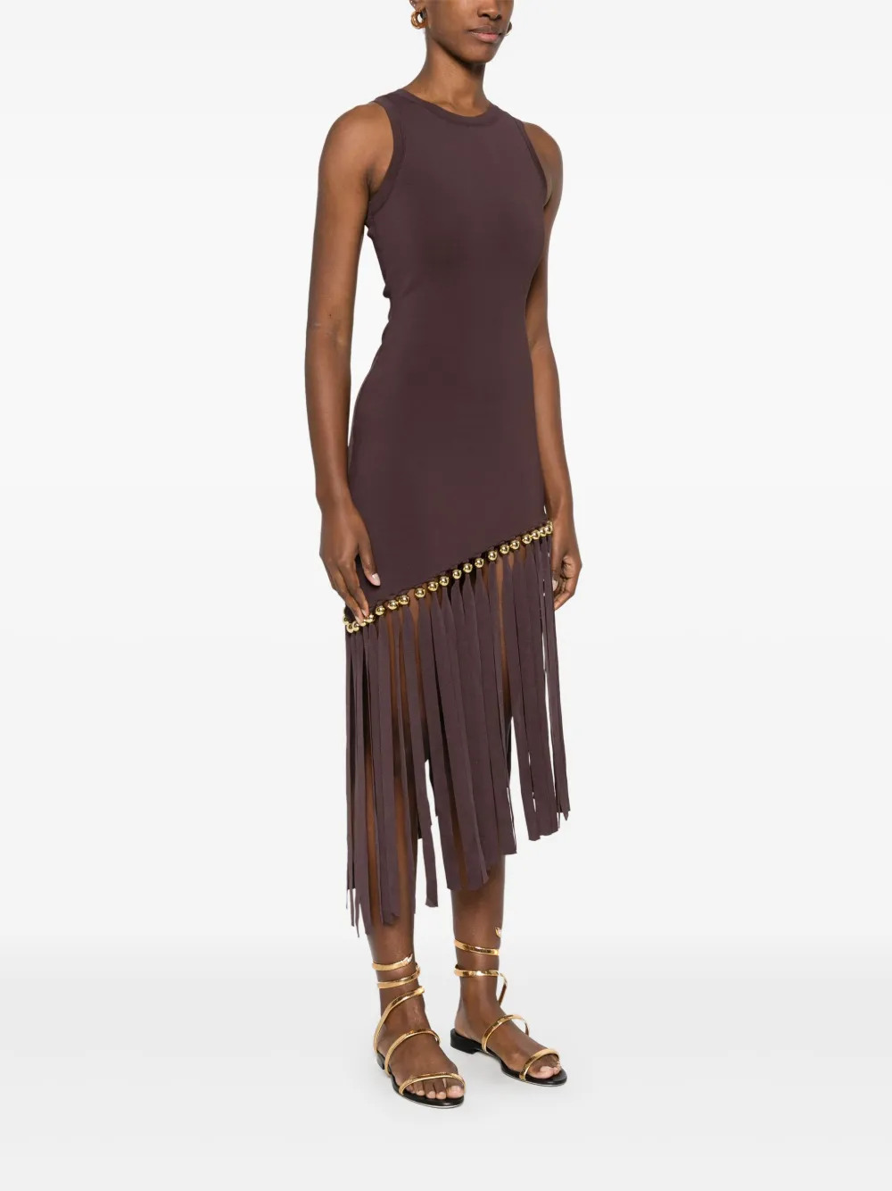 SANDRO fringed mini dress
