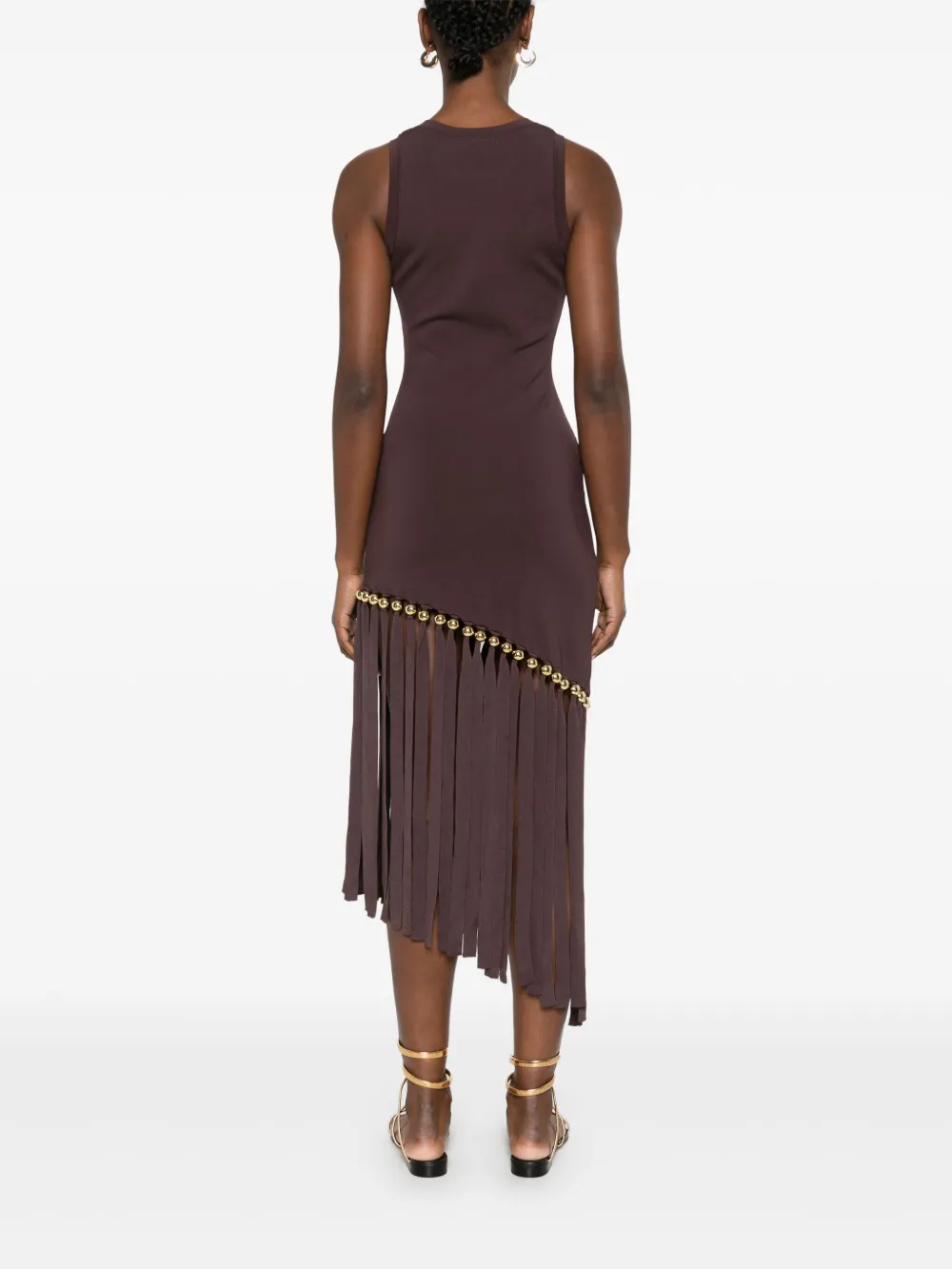 SANDRO fringed mini dress