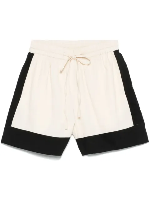 SANDRO two-tone shorts