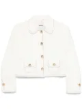 SANDRO cropped jacket - White